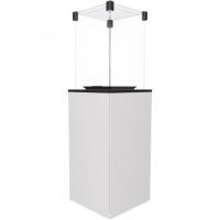 Kratki PATIO/M/G31/37MBAR/B - белое стекло, с ручным управлением