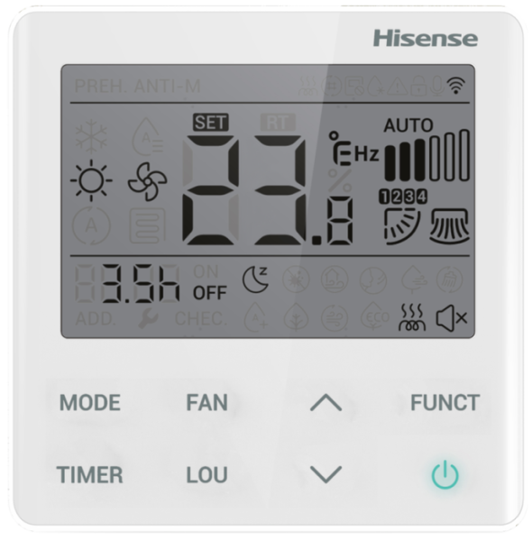 Hisense Heavy EU ADT-12UX4RBL8/AUW-12U4RS8 Wi-Fi